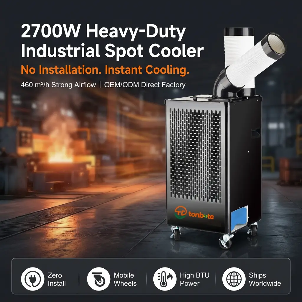 ODM 460m3h Flujo de aire Carcasa de acero Punto de ventilación ajustable Aire acondicionado Piso permanente AC en almacén de almacenamiento de logística ODM 460m3h Flujo de aire Carcasa de acero Punto de ventilación ajustable Aire acondicionado Piso permanente AC en almacén de almacenamiento de logística
